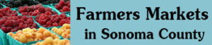 Farmers markets in Sonoma County
