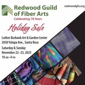 Holiday sale Redwood Guild of Fiber Arts
