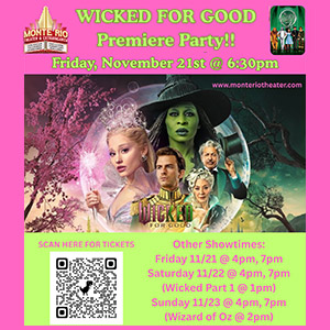 Wicked for Good premier party and screening at Monte Rio